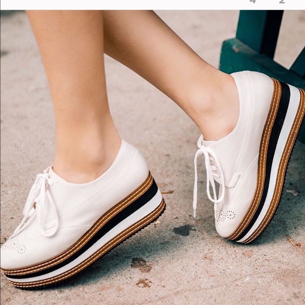 Bibi Lou platform oxfords